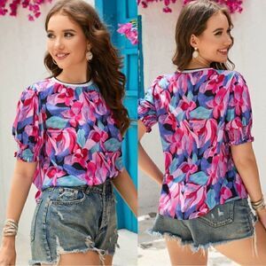 Floral Print‎ Women's Top